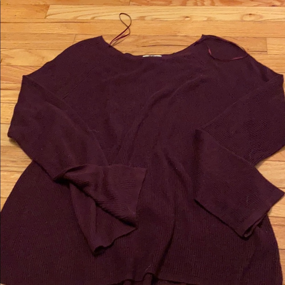 Plum sweater
